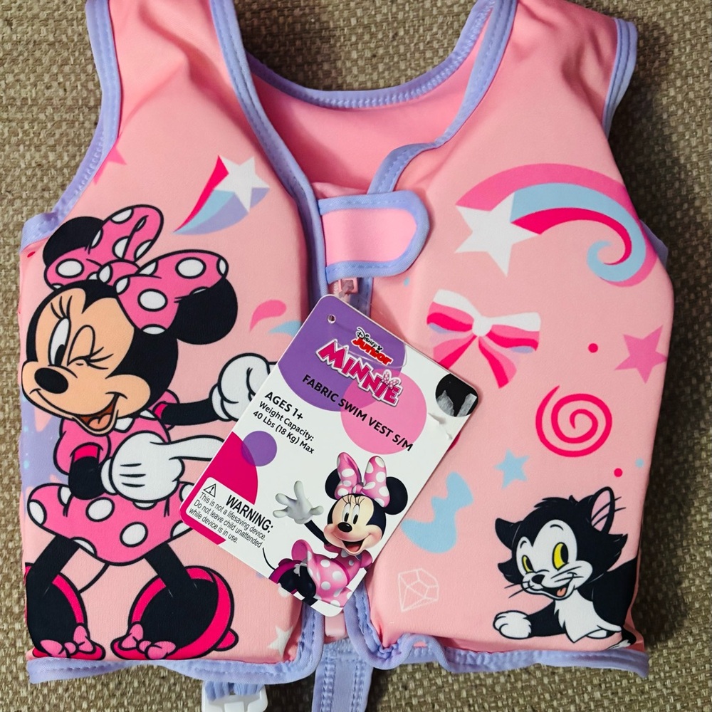 Disney Junior MINNIE MOUSE SMALL Fabric Swim Vest